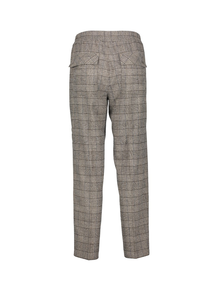 Grijze geruiten broek Mara Tapered Jogg Rosner 