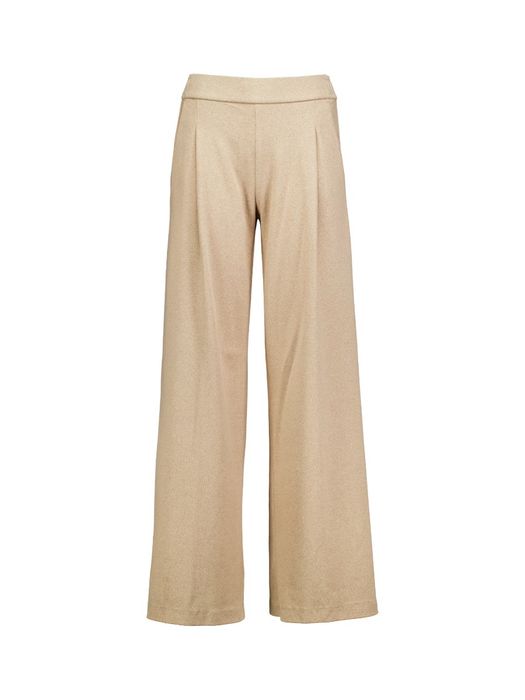Beige geklede broek Mara Wide Leg Leger Rosner