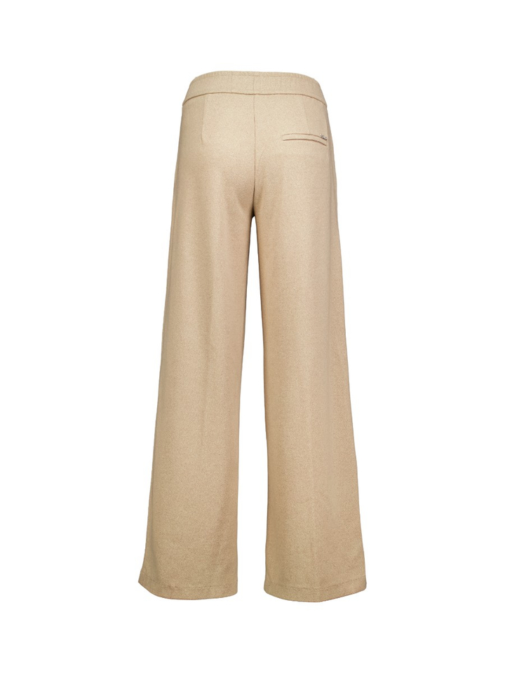 Beige geklede broek Mara Wide Leg Leger Rosner 
