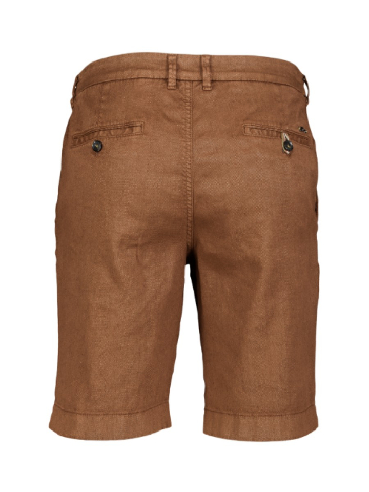 Bruine short met linnen Kane Zilton 
