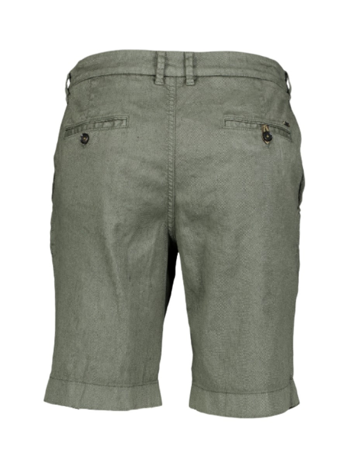 Groene short met linnen Kane Zilton
