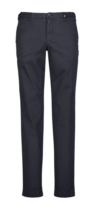 Donkerblauwe geklede broek Zilton