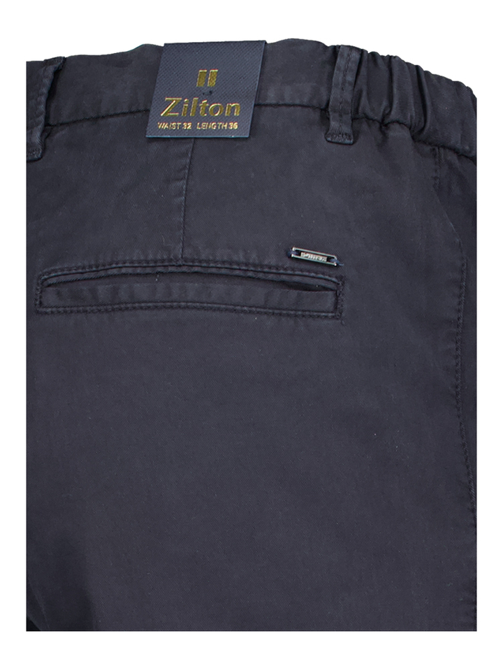 Donkerblauwe geklede broek Zilton
