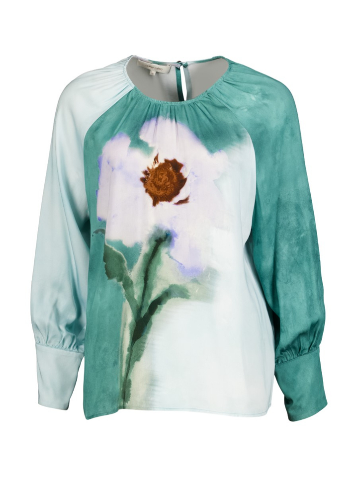 Groene multicolor bloes Marie Mero 