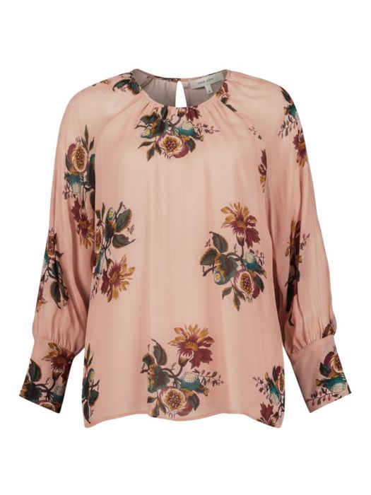 Roze blouse met bloemenprint Marie Mero