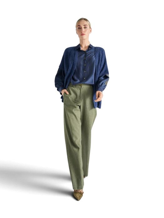 Groene geklede broek Marie Mero