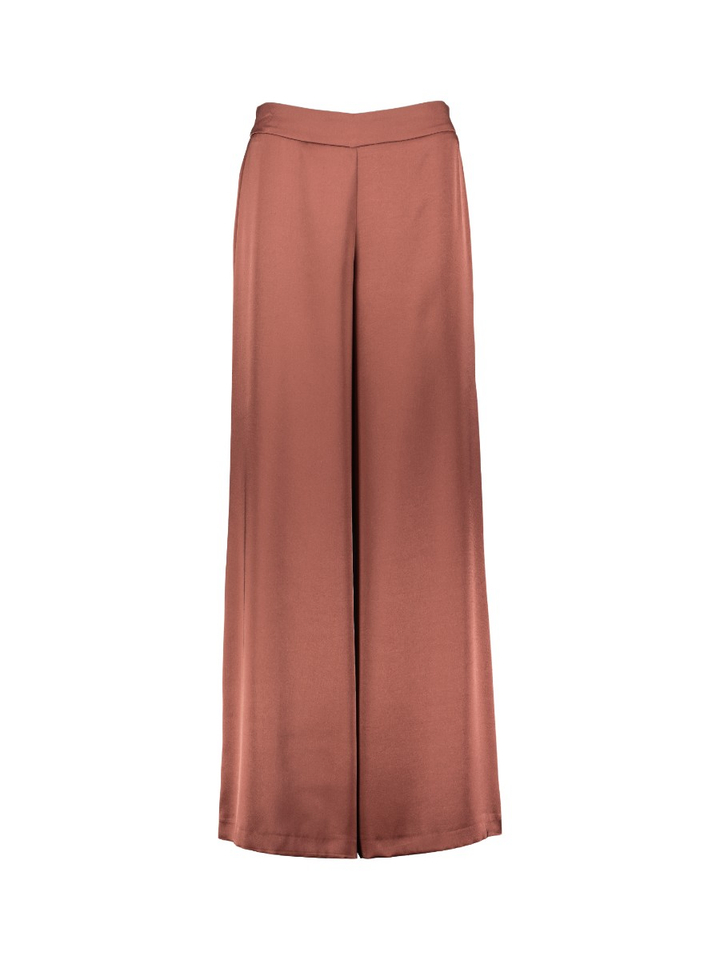 Vieux roze broek met elastiek en rechte pijpen Marie Mero
