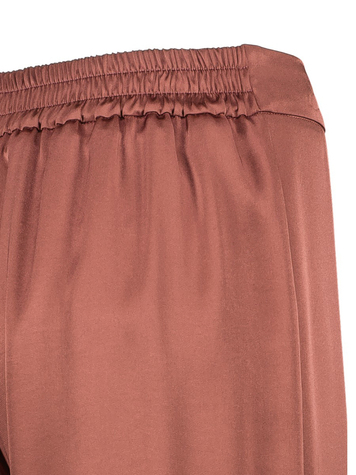 Vieux roze broek met elastiek en rechte pijpen Marie Mero