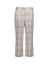 Grijze broek met bruin ruit motief Marie Mero 
