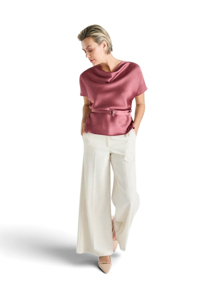 Beige broek met rechte pijpen Marie Mero