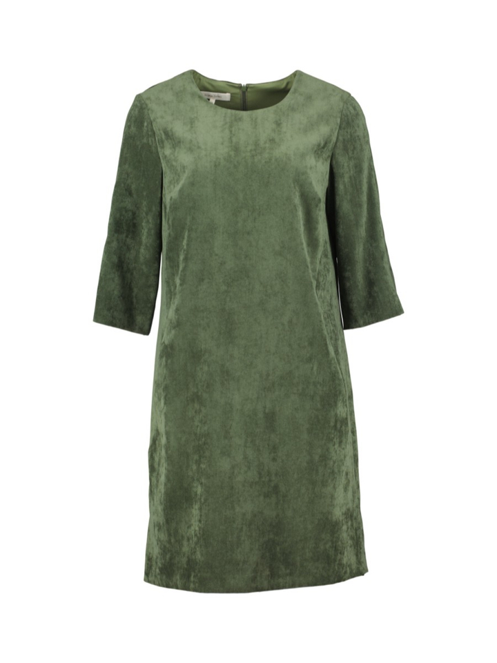 Donkergroene casual kleed Marie Mero