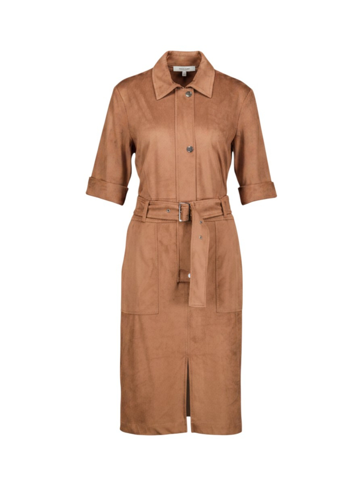 Cognac kleed met bijpassend lint Marie Méro
