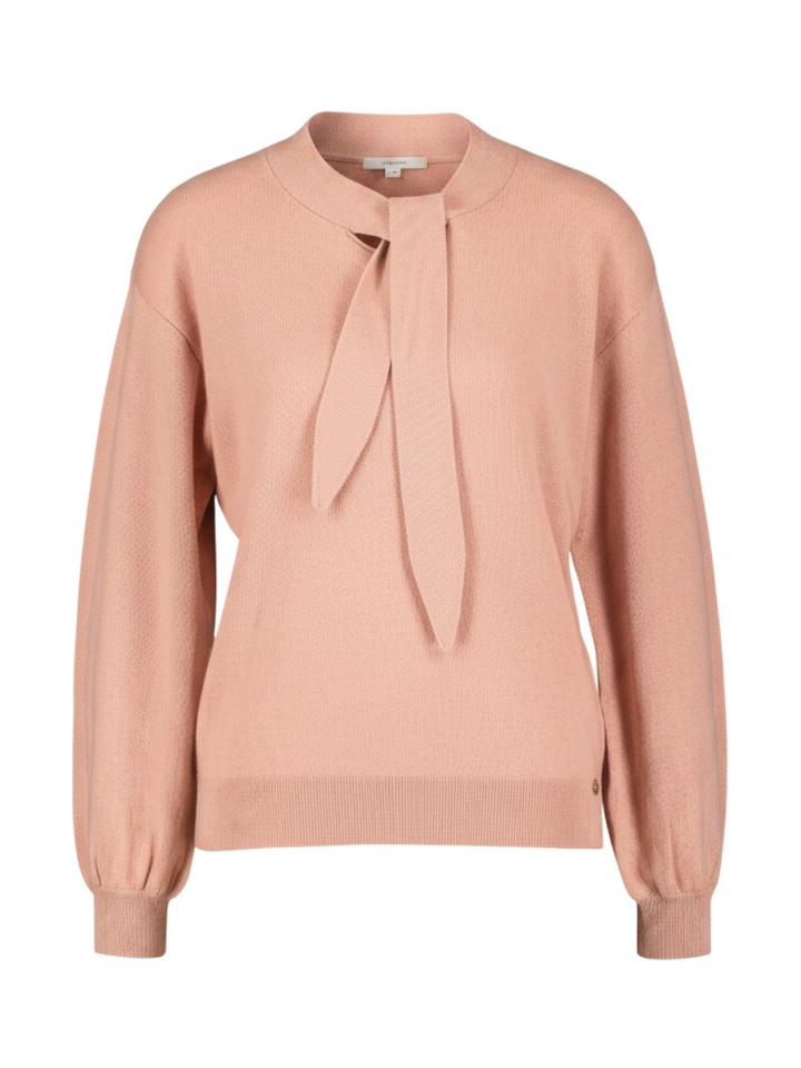Roze pull met knoopdetail Marie Mero