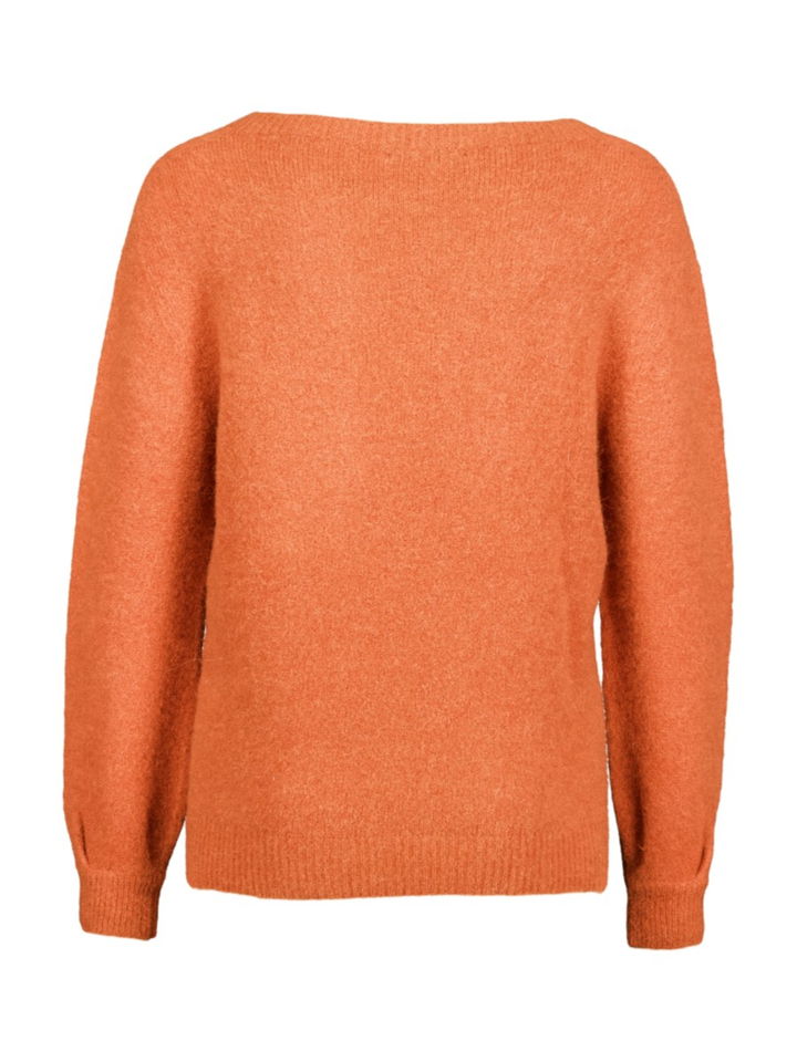 Oranje pull met ronde hals Marie Méro