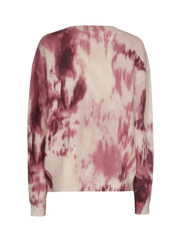 Roze trui met bloemenprint Marie Mero