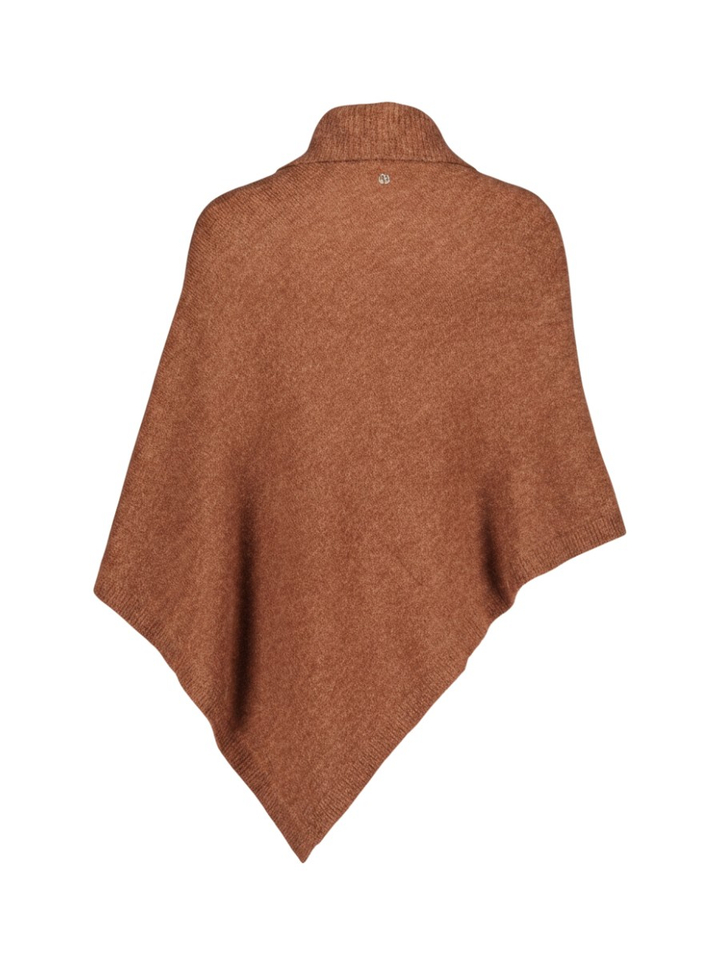 Bruine poncho Marie Mero