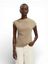 Taupe kleurige top Selected 