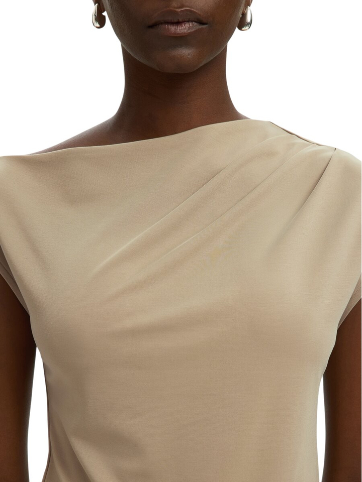 Taupe kleurige top Selected 