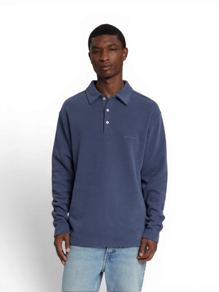 Blauwe zachte sweater polo Erato Law Of The Sea
