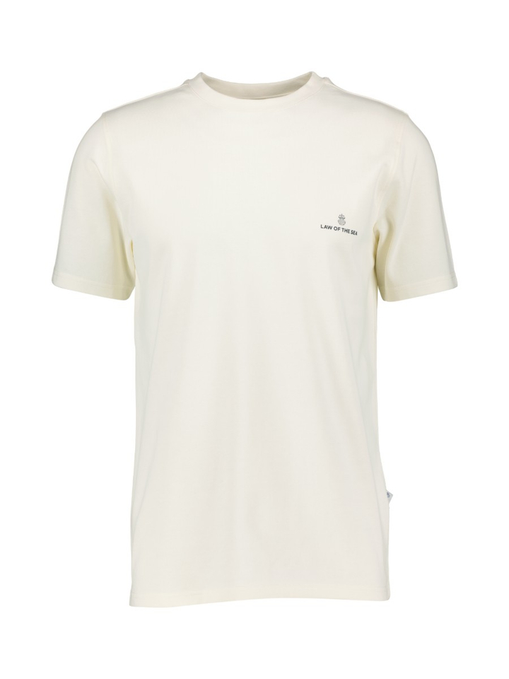 Ecru katoenen T-shirt Law Tee Law Of The Sea