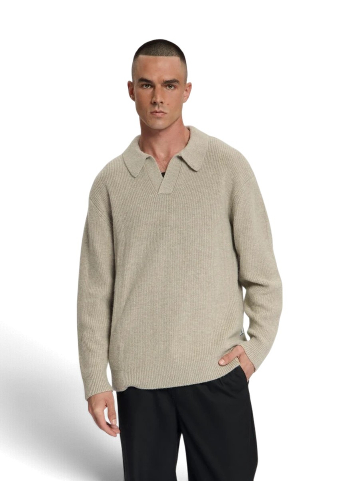 Beige trui mrt polo kraag Ares Law Of The Sea 