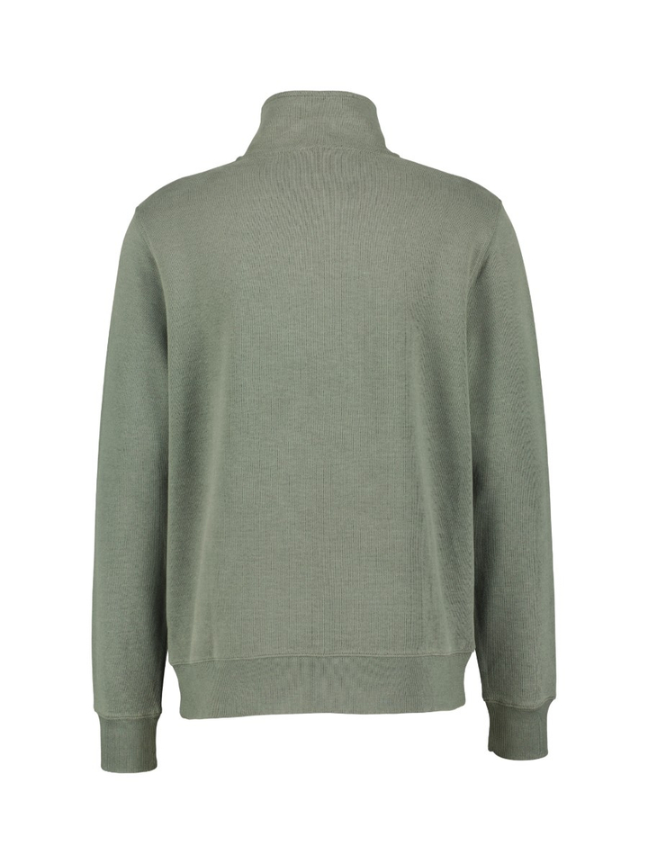 Groene sweater met rits Mind Law Of The Sea