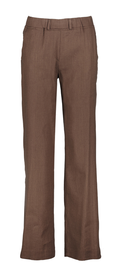 Bruine linnen broek Raphaela By Brax 