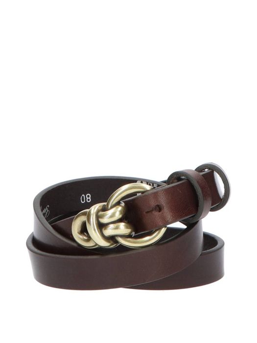 Donkerbruine riem Weldon K&J
