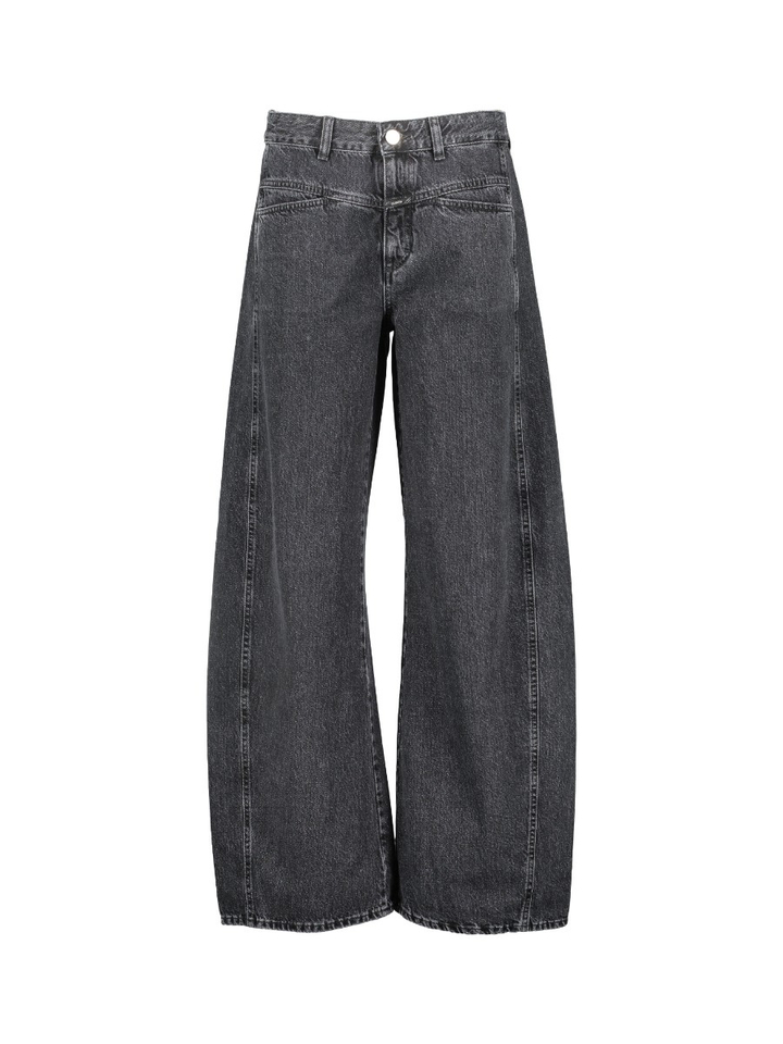 Donkergrijze barrel fit jeans Tori Closed