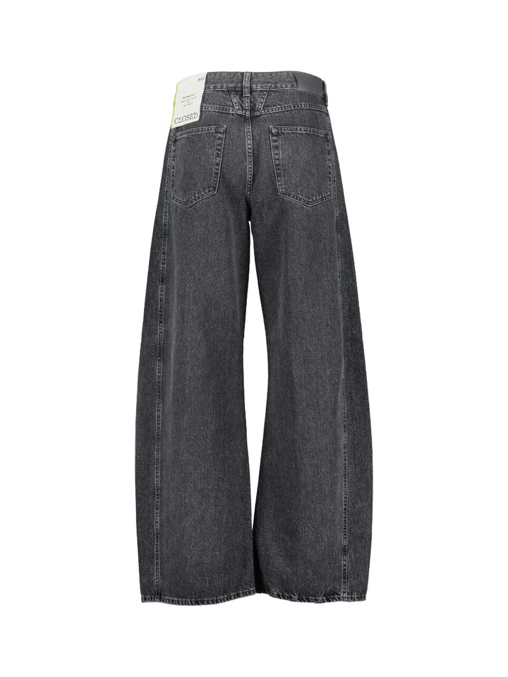 Donkergrijze barrel fit jeans Tori Closed