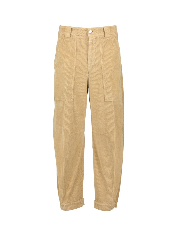 Beige ribfluwelen broek Rhannon Closed