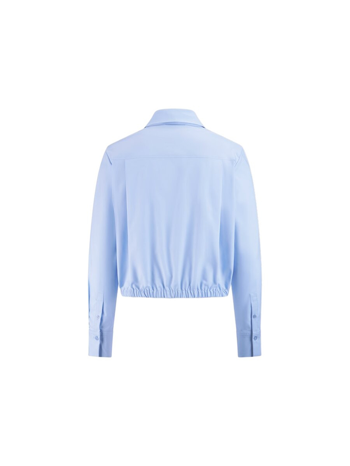 Lichtblauwe gilet met knoopsluiting Riani