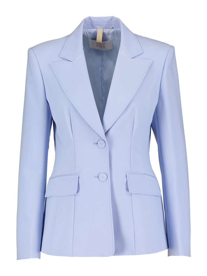 Lichtblauwe blazer met knoopsluiting Riani