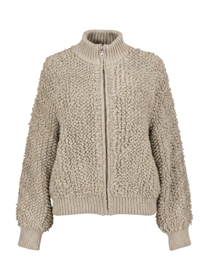 Beige gebreide cardigan 8PM