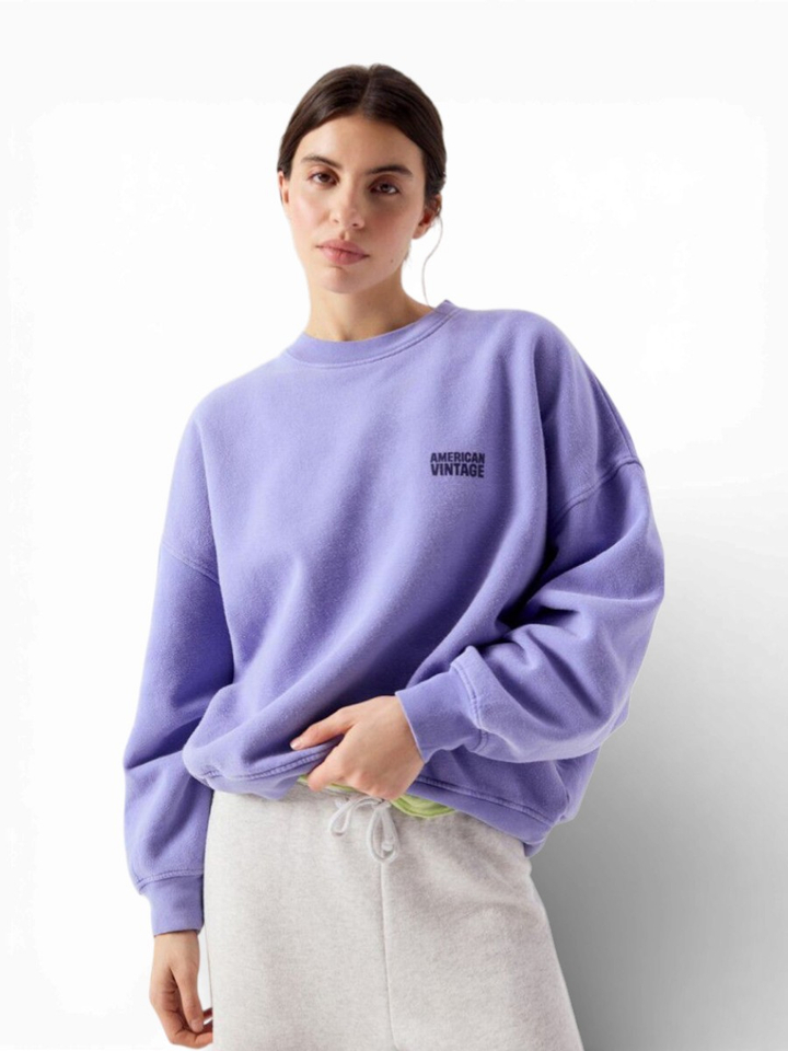 Paarse sweater American Vintage