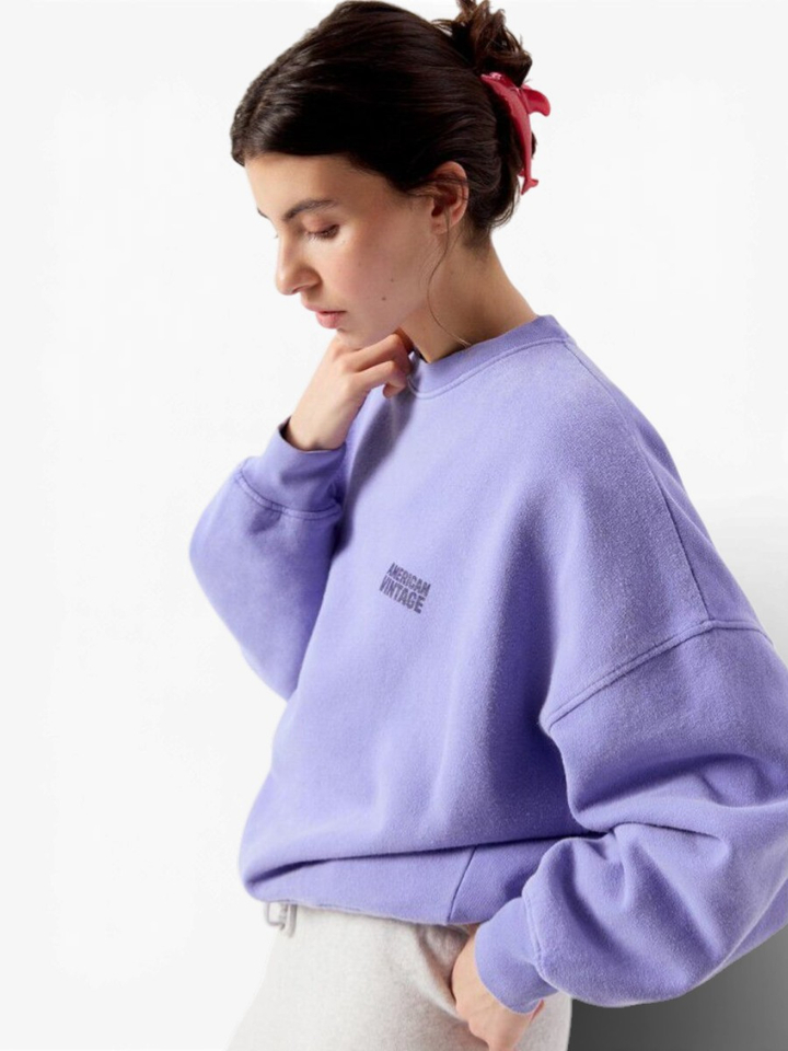 Paarse sweater American Vintage