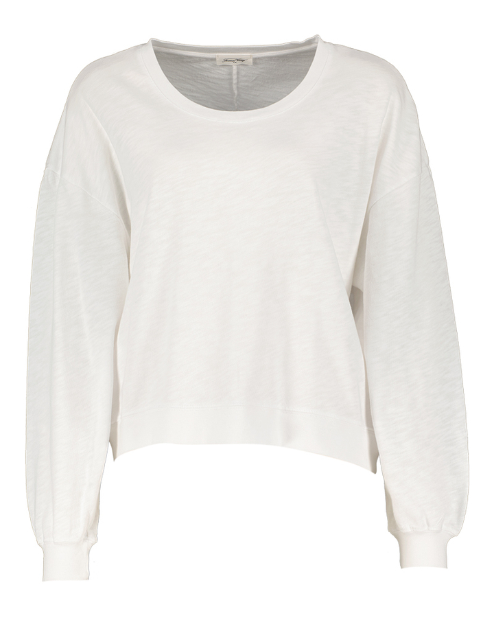 Witte wijdere T-shirt American Vintage