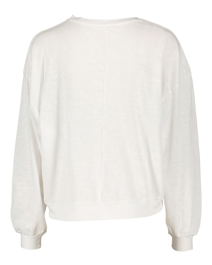 Witte wijdere T-shirt American Vintage