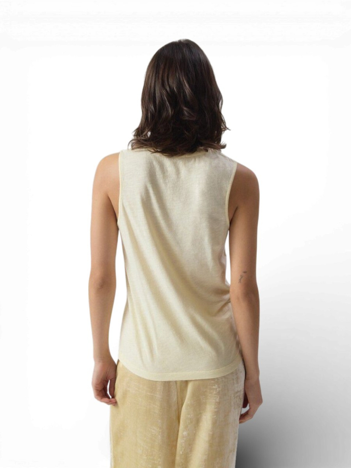 Gele top American Vintage