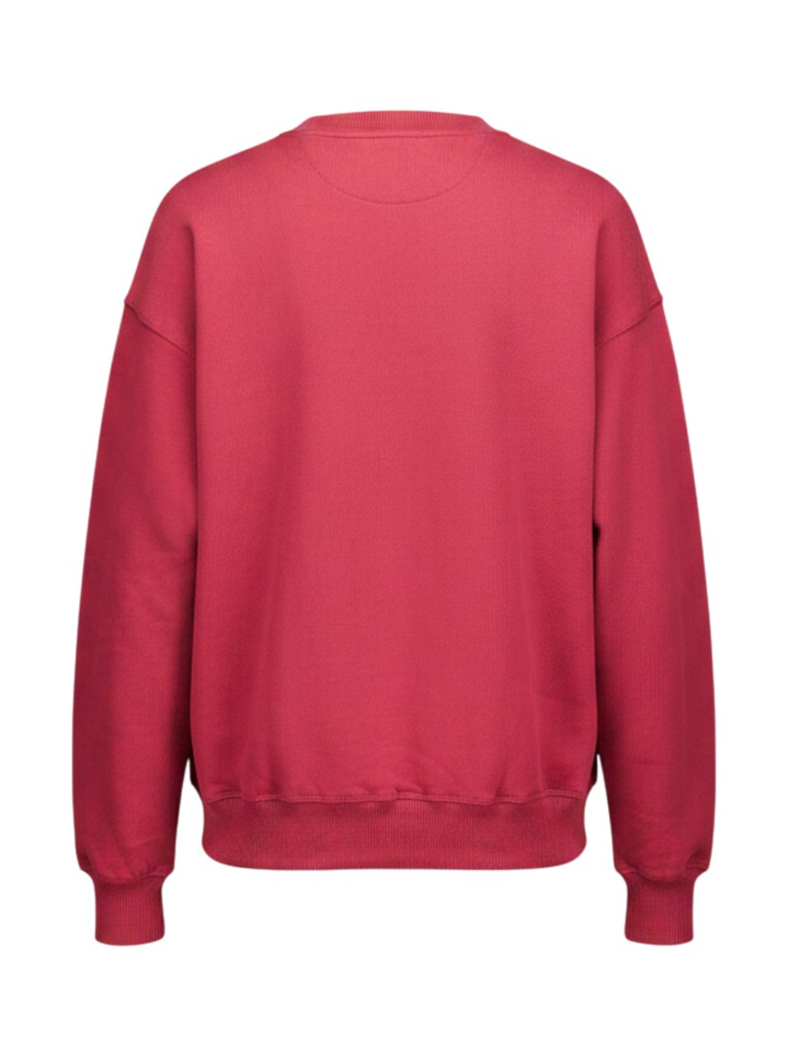 Rode sweater met opdruk The New Society