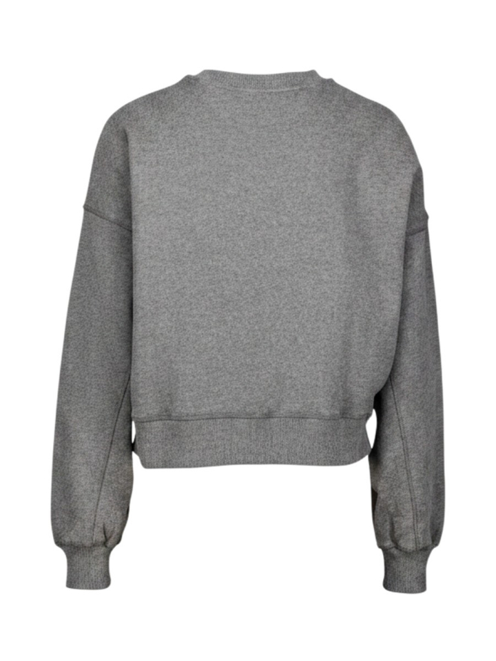 Grijze sweater met witte opdruk The New Society