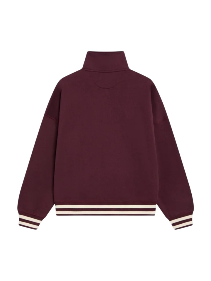Bordeaux sweater met rits Mochi The New Society