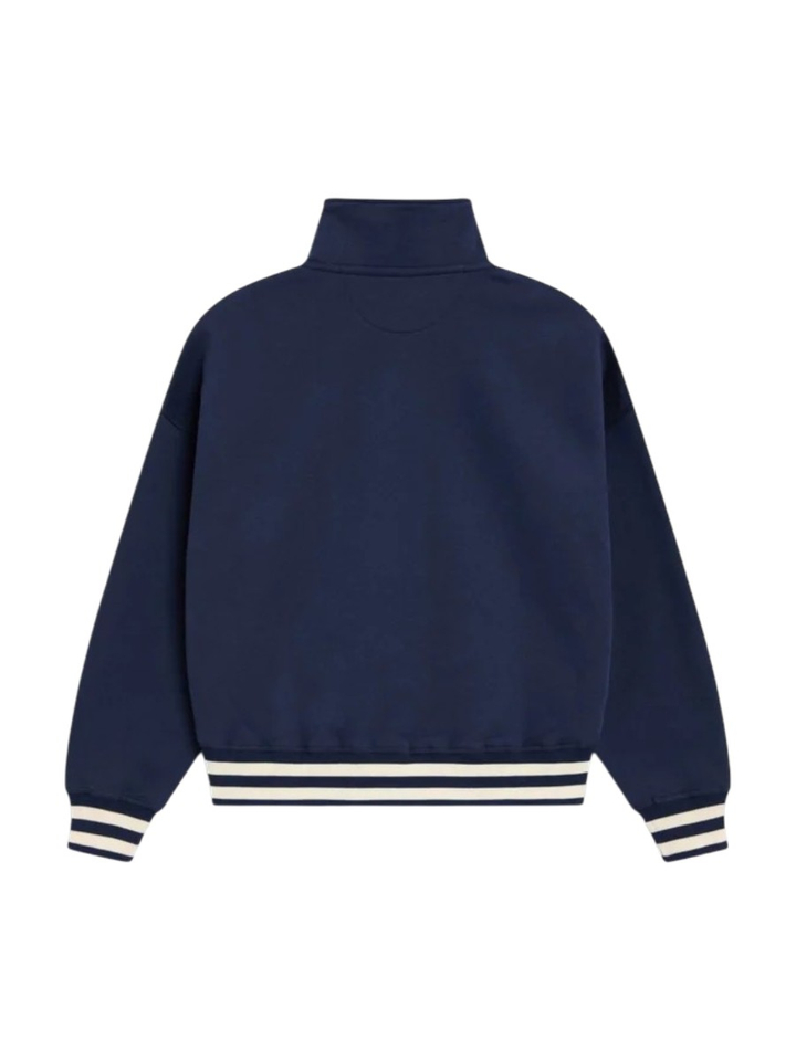 Blauwe sweater met rits Mochi The New Society