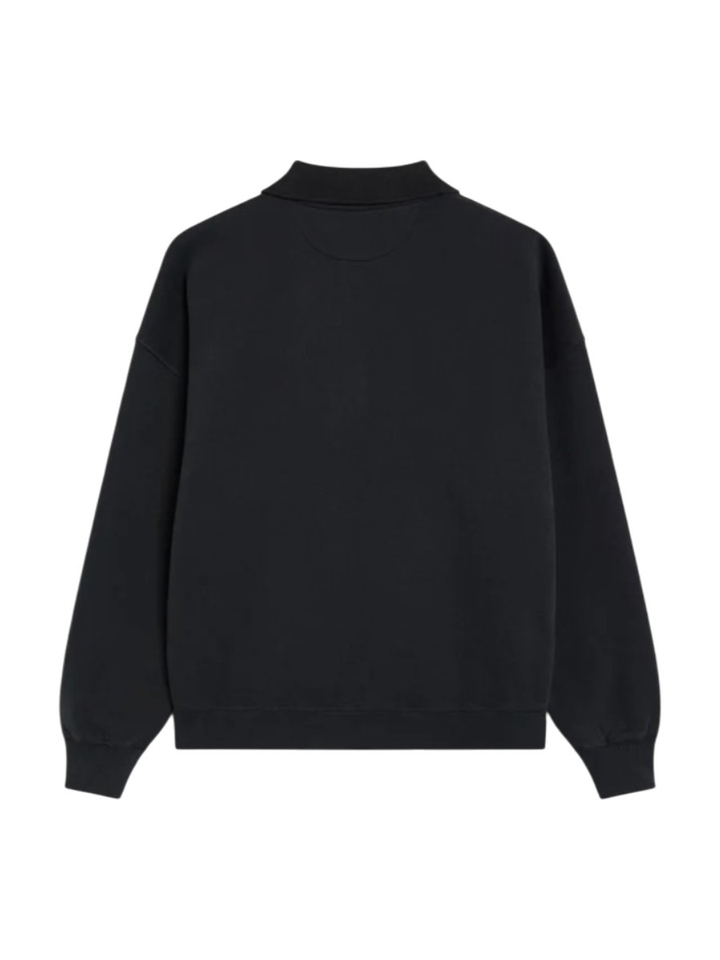 Donkerbruine polo met lange mouwen The New Society