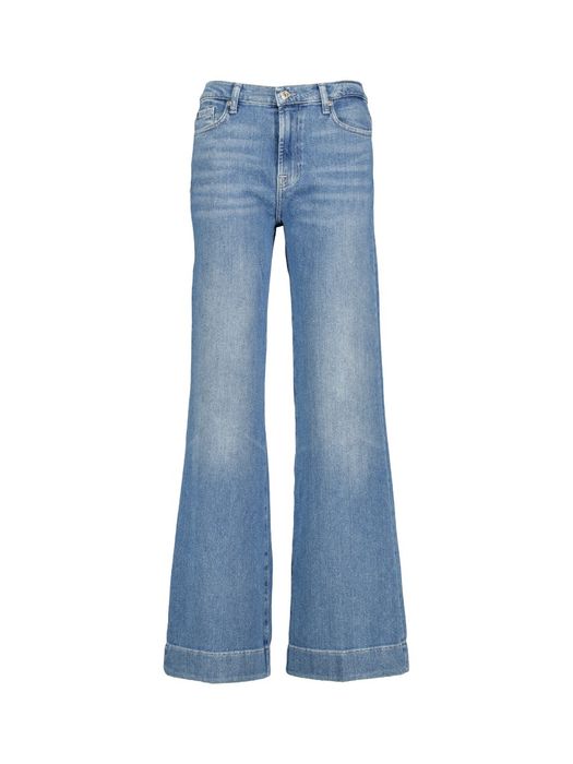 Lichtblauwe wide leg jeans Modern Dojo For All Mankind