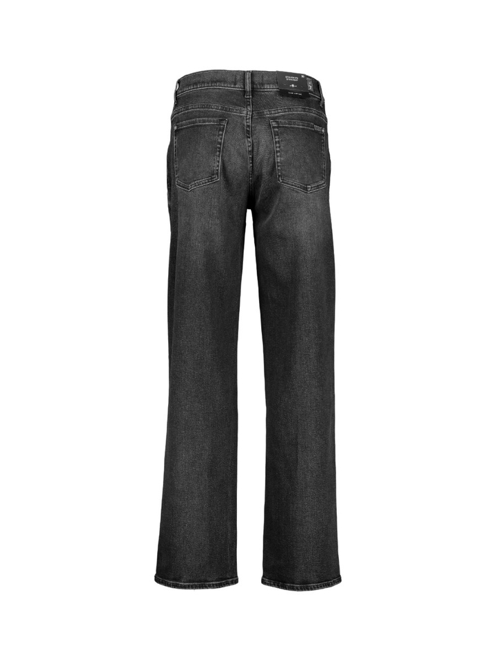 Zwarte straight fit jeans For All Mankind 