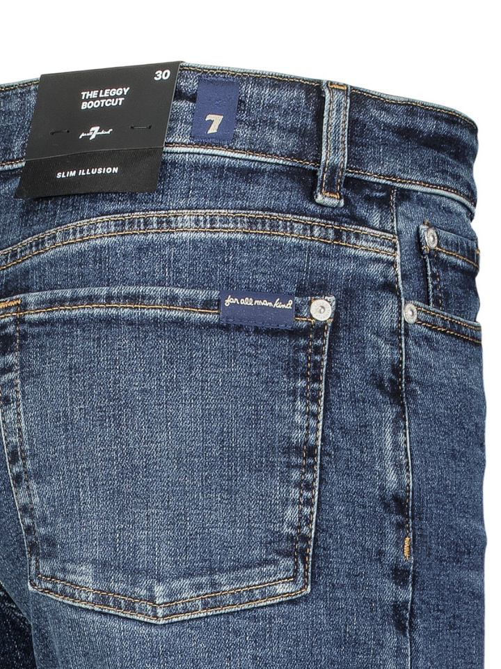 Donkerblauwe bootcut jeans The Leggy Bootcut For All Mankind 