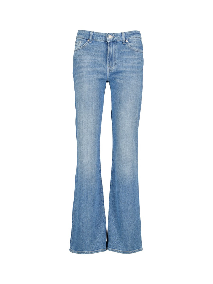 Blauwe bootcut fit jeans The Leggy Bootcut For All Mankind