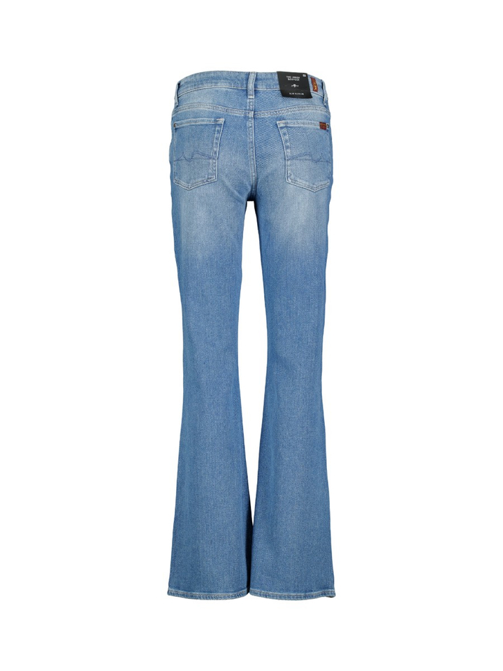 Blauwe bootcut fit jeans The Leggy Bootcut For All Mankind