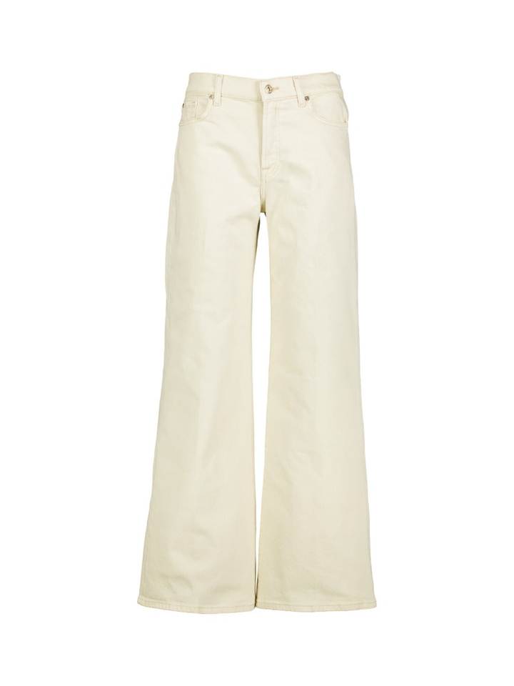 Beige tailerless jeans For All Mankind 